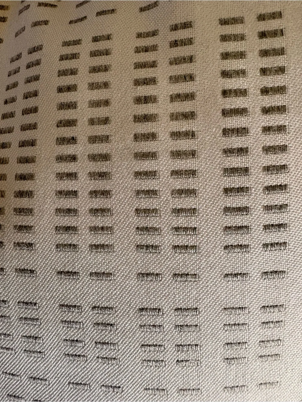 Beige Patterned Square Throw Pillow - Neutral Check Design 1 for $49